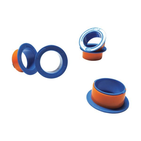 ■特長 ストレッチフィルムの紙管上下にセットするだけの簡易タイプのストレッチフィルムホルダーです。 握った部分は固定し、フィルム本体だけが回転し作業性アップに効果的です。 素手作業による擦り傷の防止効果も期待できます。  ■仕様 適応紙管径...