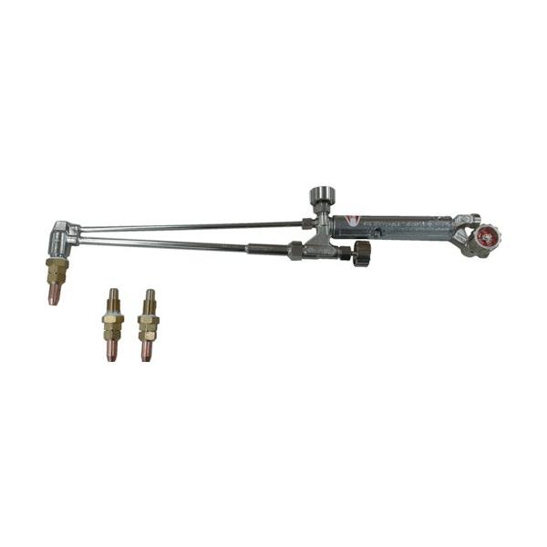 角形なので、火口もホースも付けやすいです。 新JIS規格準拠品 型式:中型 タイプ:1形1号 切断能力(mm):3〜20 適合火口:MTT-1、2、3 長さ(mm):485 アセチレンガス以外では使用しないでください。 セット内容 火口:#...