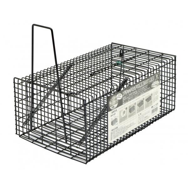 他サイト： 高儀ブラックねずみ捕獲カゴ 角型 大 H265×W330×D185(mm) 1個の商品画像