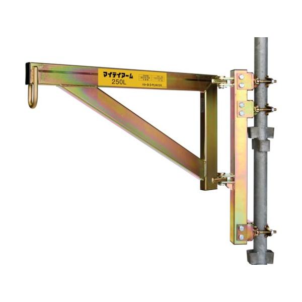 ■特徴 手動旋回で安全作業できます。 足場パイプにクランプで固定できます。 ベビーホイスト専用の吊り金具です。  ■用途 単管パイプ、くさび足場、次世代足場に。  ■仕様 適合パイプ径：42.7〜48.6mm 適用ホイスト：BH-N300、...