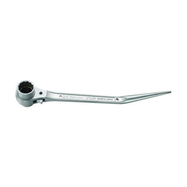 他サイト： トップ工業 TOP 鳶仕様ラチェットレンチ RM-19X24N-BT 1丁の商品画像