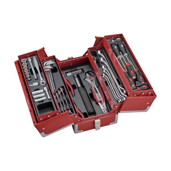 自動車整備向けに欠かせない工具を厳選した工具セットです。 自動車整備用&amp;各種産業機械用 差込角9.5mm(3/8inch) 入組数 54 入組品番 ソケット（6角） 3S-08 3S-10 3S-12 3S-13 3S-14 3S-...