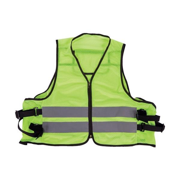 ■特徴 インナーパッドを挿入することで簡易的に耐刃・耐突防護衣になる安全ベストです。 従来の重くて硬い防護衣と違い、軽く柔らかい素材のため動きやすく作業性に優れています。 メッシュ生地のため通気性が良く、夏場の暑い時期にも着用可能です。 柔...