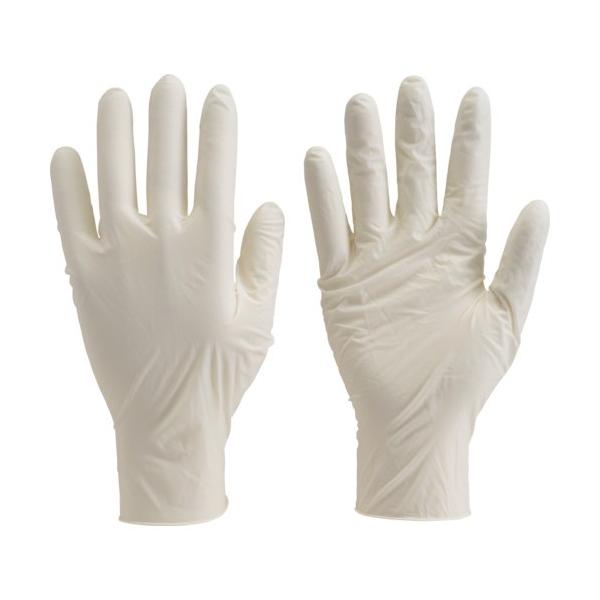 他サイト： トラスコ 使い捨て極薄手袋Ｌホワイト（１００枚入） TGL-493Lの商品画像