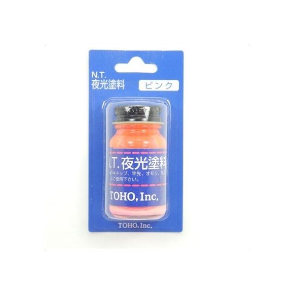 夜光塗料のピンク色になります。カラー：ピンクBX02