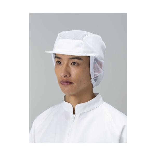 ●クリーンルーム用キャップ。 ●男性用メッシュ付キャップ。 ●使用環境(目安):クラス100000   【カラー】 白 【入数】 1枚 61009547