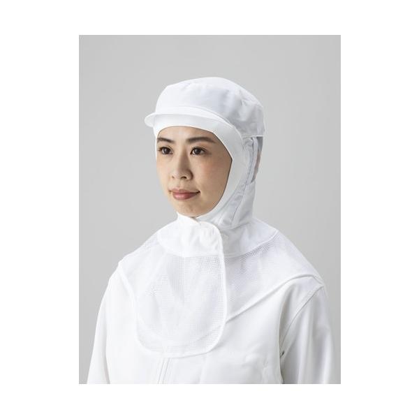 ■特徴 ●食品工場、クリーンルームをターゲットとした吸汗・速乾と軽量感のある快適清涼素材を使用した着用快適仕様のクリーンフードです。 ●ツバ芯には工業用洗濯にも耐えられる素材を採用しています。また、耳メッシュには髪の毛が出にくい細かなメッシ...