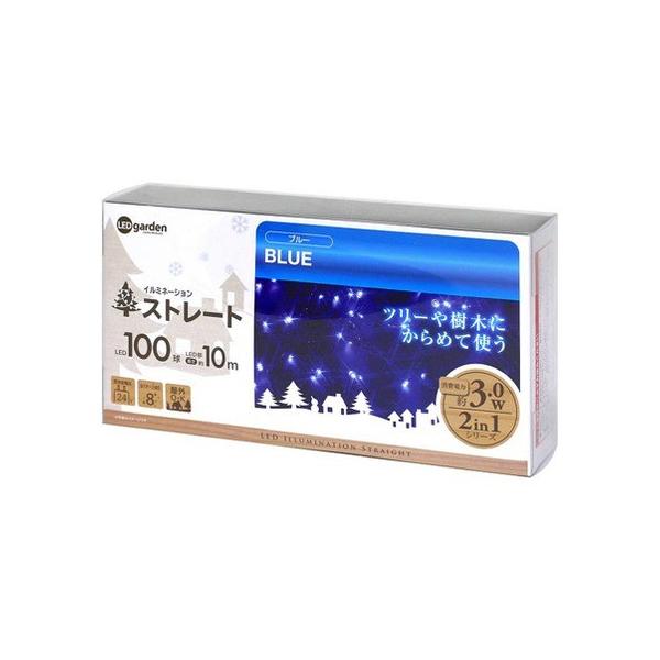 LED GARDEN �C���~�l�[�V���� �X�g���[�g 100��(�u���[) �S��11.8m LIT-ST100B 0
