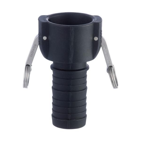 トヨックス カムロック カプラー ホースシャンク ポリプロピレン 1-1/2インチ 633-C-1-1/2-PP 1点