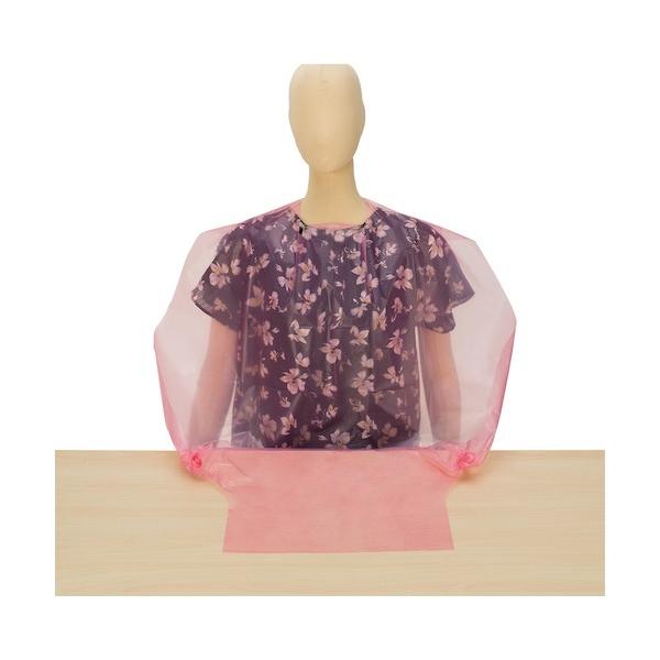 他サイト： 宇都宮製作 食事エプロン使い切り2.5WAY ピンク LPE0251NSPBの商品画像