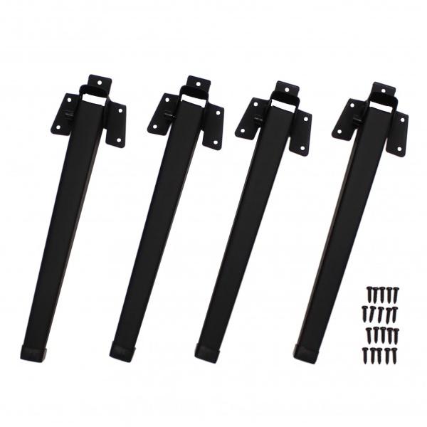 【商品説明】 DIY初心者でも簡単！オシャレに！ お手軽持ち運べるテーブルをDIYできるローテーブル折り畳み脚です。 インテリアに合わせやすいマットブラック仕上げです。 【用途】 お好みの板にテーブル脚として 【注意】 適合板サイズ:厚さ1...