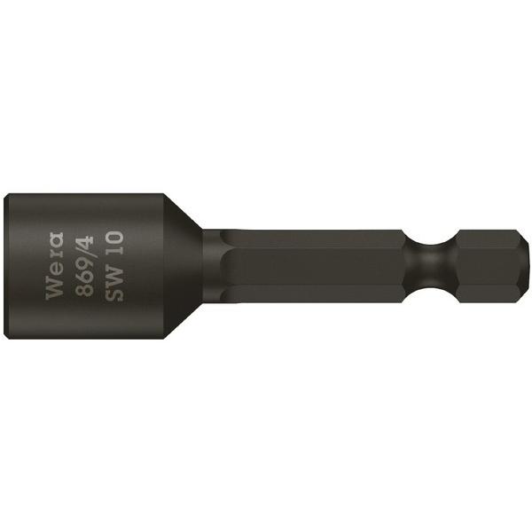 Wera Werkzeuge GmbH 六角ナットドライバー ナットセッター 差込角1/4インチ ナット部サイズ5/16インチ 全長50mm 060410 1個