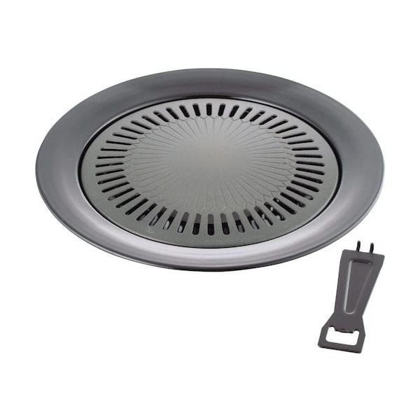 ※法人専用品※和平フレイズ 味覚探訪 丸型焼肉プレート33.5cm MR-7385   1個