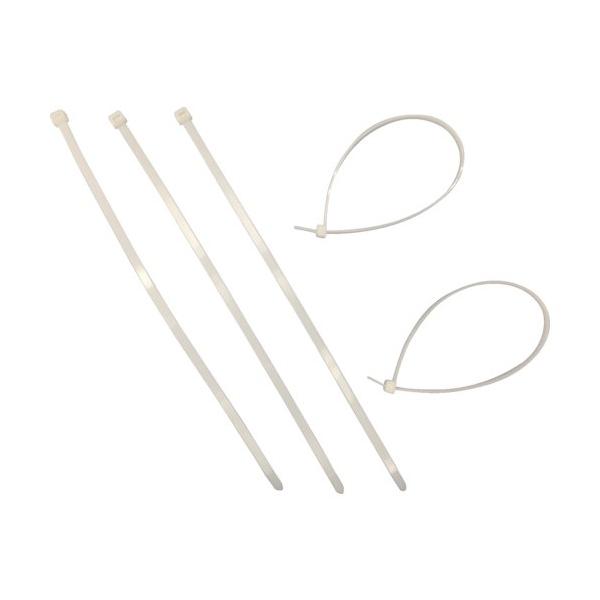 汎用性の高い標準タイプの結束バンドです。 用途 配線などの結束、一般作業での結束。 屋内用 使用温度範囲:-40〜85℃ 幅(mm):7.6 長さ(mm):380 厚さ(mm):1.7 最大結束径(mm):100 引張強度(N):535 袋...