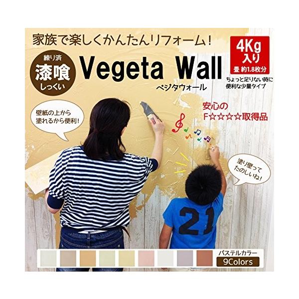 練済み漆喰ベジタウォール。野菜酵素入りの身体に優しい漆喰です