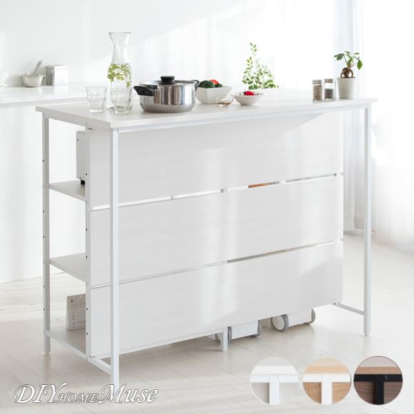 本ページはカラー「ホワイト」の販売ページです。(説明のため他カラーの写真も使用しております)↓ 他のカラーは下のリンクの各販売ページよりお求めください。↓キッチンのゴミ箱や家電をまとめて収納しながら、お料理やカフェタイムもお楽しみいただける...