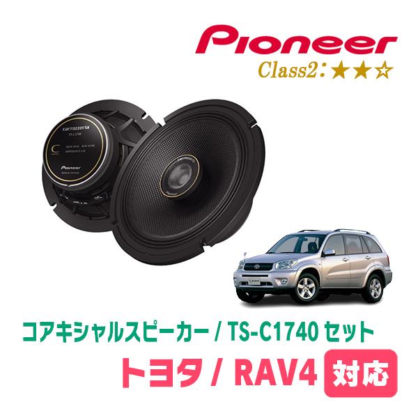 カロッツェリア RAV4(H17/11〜H28/7)用 スピーカー・バッフルセット
