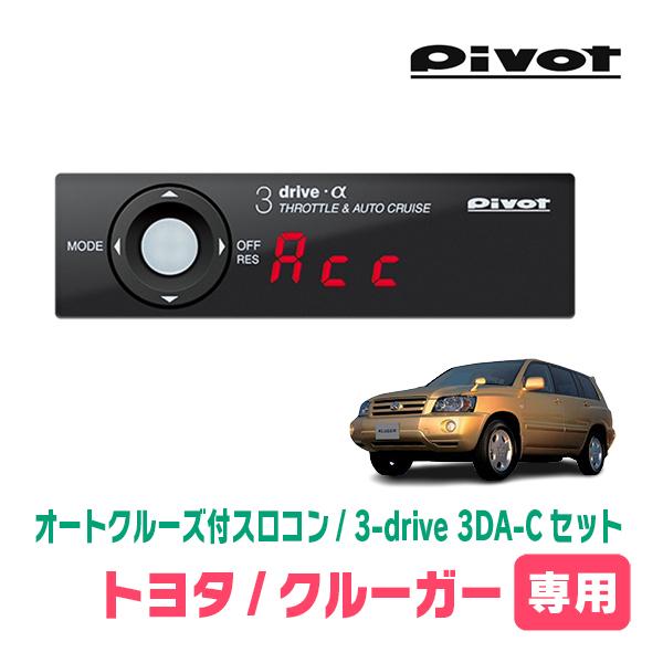 クルーガー(H15/8〜H19/6)専用セット Pivot / 3-drive α・3DA-C オート