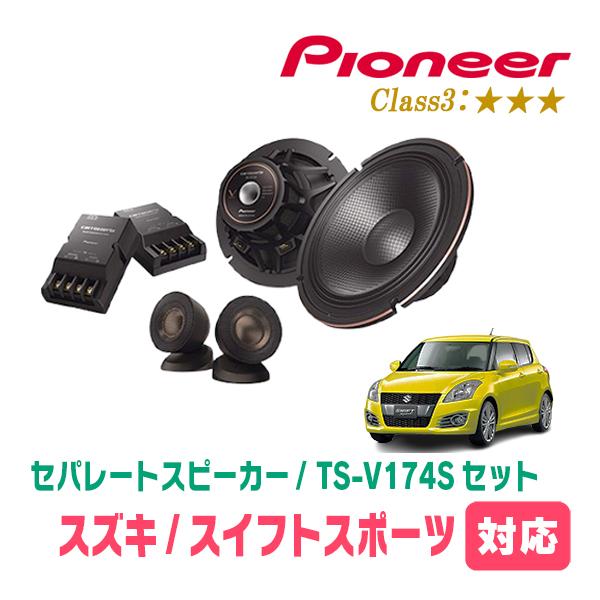 カロッツェリア スイフトスポーツ(ZC32S・H23/12〜H29/1)用 スピーカー