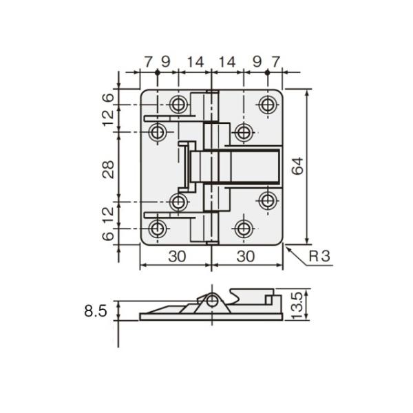 メール便可 アトムセンターヒンジ ｄｉｙ 取り換え 扉金具 ドア金具 クローゼット丁番 折れ戸金具 Buyee Buyee Japanese Proxy Service Buy From Japan Bot Online