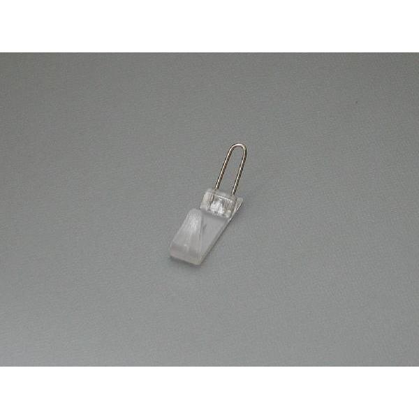 石膏ボード フック 額吊金具 ラインフック シングル 30×10mm 透明 ポリカーボネート 耐荷重4kg ピン固定 ウォールフック DIY