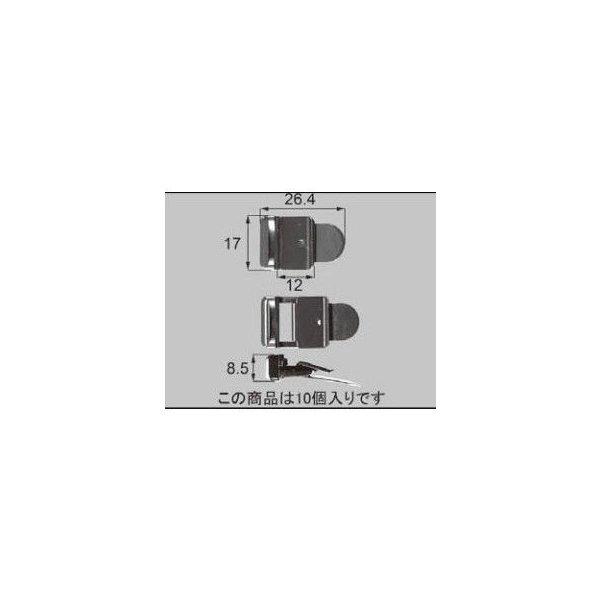 LIXIL/TOSTEM 窓サッシ用部品 ピースクリップ振れ止め アルミサッシ：アルミ組子後付III型外れ止めピースAZGW0009 リクシル トステム