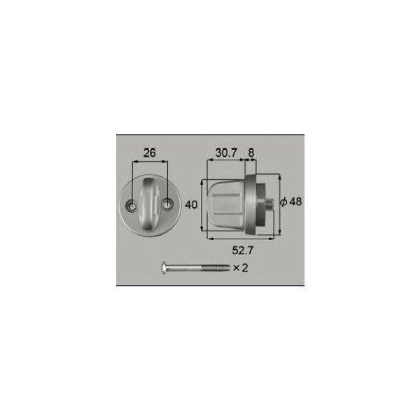 LIXIL/TOSTEM ドア引戸(引き戸)用部品 錠 玄関店舗勝手口テラスドア その他：サムターンDGZZ111 リクシル トステム