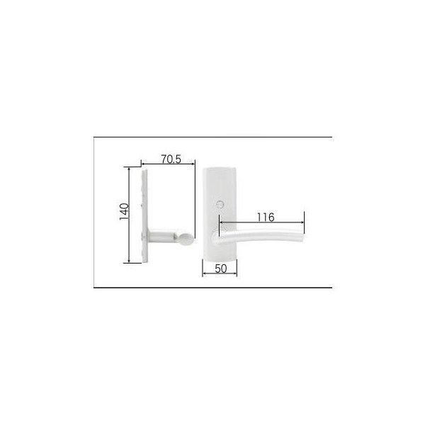 LIXIL/TOSTEM リビング建材用部品 ドア ハンドル：スタイルBタイプ把手