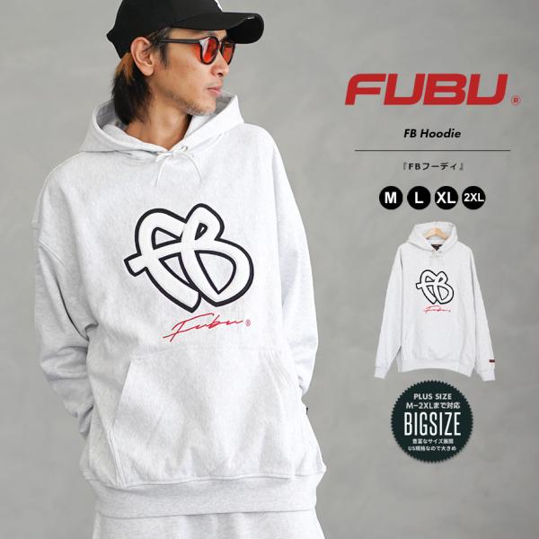 FUBU フブ パーカー プルオーバー メンズ 裏毛 スウェット 相良