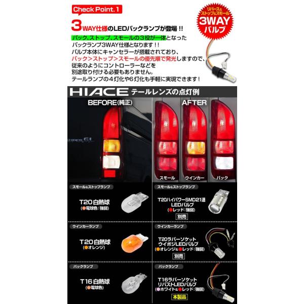T16 Led バックランプ スモール ストップ 一体型 リバスト 4灯化 6灯化 Ledバルブ リバース ストップ Verii ゆうパケ送料無料 椚 Buyee Buyee Japanese Proxy Service Buy From Japan Bot Online