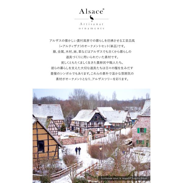 �y���� Alsace(R) ���K�i�z �N���X�}�X�c���[ �A���U�X�c���[ �A���e�B�U�i�E�I�[�i�����g �Z�b�g Blanc Noel(�u�����E�m�G�������n) / ecru(�G�N�������ٌn) �A ���i�摜2