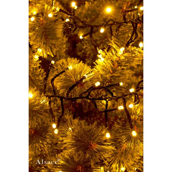 �y���� Alsace(R) ���K�i�z 1000�� LED �C���~�l�[�V���� Mille Grana �~���E�O���i AC�R���Z���g�� 150cm 180cm �� 10�� �^�C�}�[ON/OFF ���� ���O �A ���i�摜4