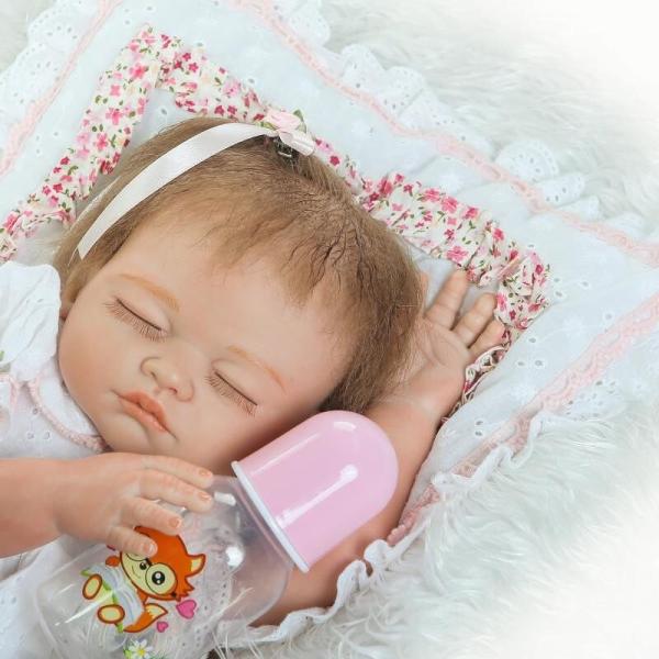 50cm シリコン リボーンドール 人形 テレビで話題 赤ちゃん 新生児 かわいい 子供 プレゼント 眠っている 女の子 ギフト