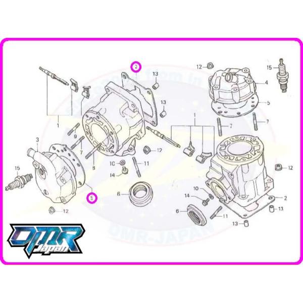 ホンダNSR250R MC21/28 ピストン　13103-KV3-830 2個 ホンダ NSR250R MC21 MC28 無印ピストンセット 純正 : K-net