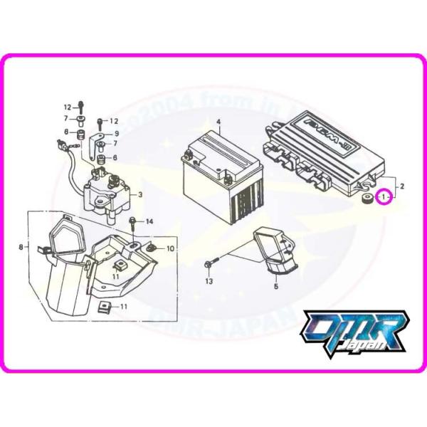 新品】 ラバー (PGM/マウントブッシュ) NSR250R MC21 : DMR