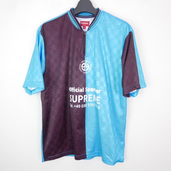 Supremé サッカーT シャツ　22AW Size【L】 SUPREME シュプリーム ×Mitchell & Ness 22AW