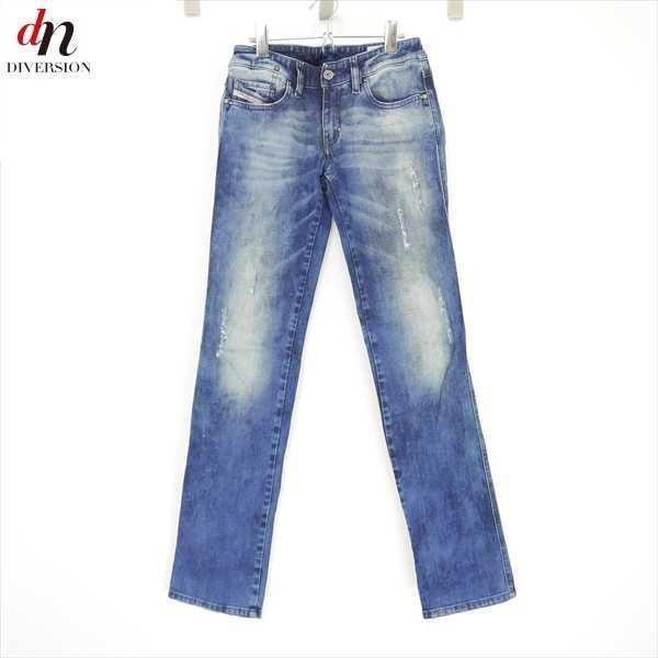 ディーゼル ケミカルウォッシュ ストレッチ スキニー デニム ジーンズ W34 LUXSTYLE ジーンズ ケミカルウォッシュスキニーデニムパンツ