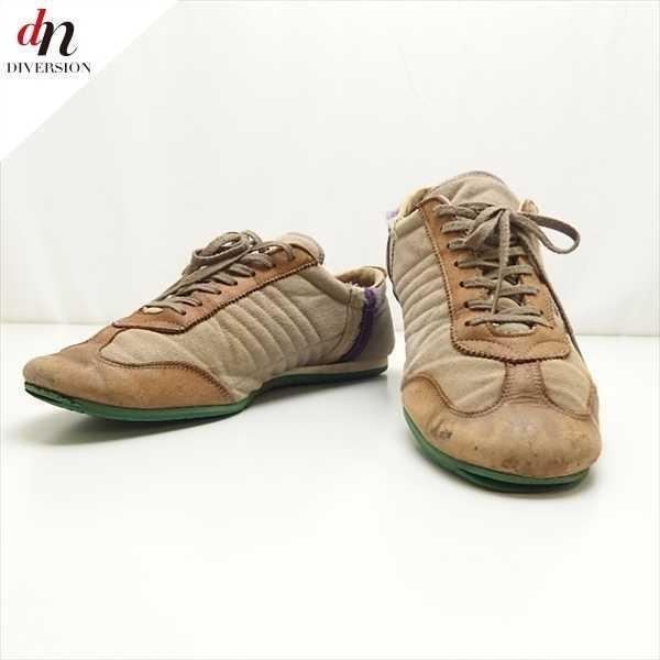 MARNI PATRICK マルニ パトリック キャンバス レザー スニーカー MARNI PATRICK マルニ パトリック キャンバス レザー スニーカー