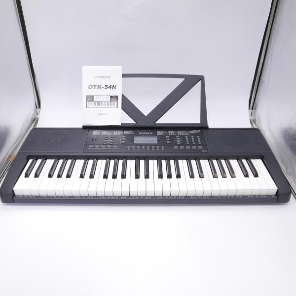 ONETONE ワントーン 54鍵盤 キーボード OTK-54N/BK 電子キーボード LCD