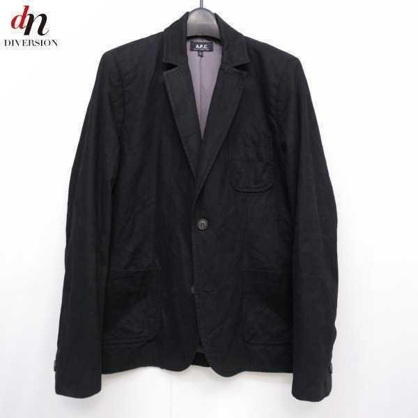 A.P.C.（アーペーセー） コットン 2B テーラードジャケット BLACK S 