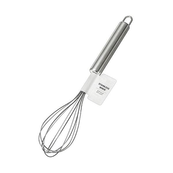 ステンレスホイッパー　/泡だて器/日用品/台所/調理/最安/景品/粗品/ノベルティ　★ロット割れ不可　10個単位でご注文願います　200個単位で送料無料