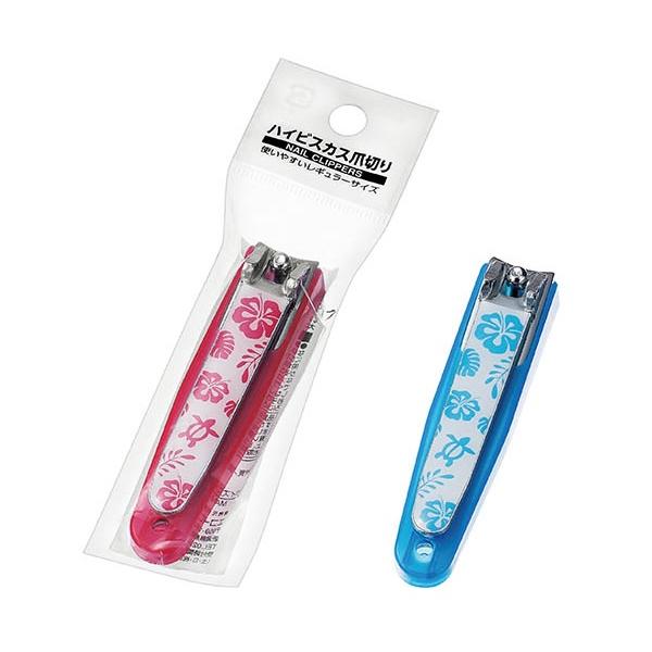 ハイビスカス爪切り　/衛生/感染予防/キレイ/清潔/対策/最安/景品/粗品/販促　★ロット割れ不可　12個単位でご注文願います　240個単位で送料無料