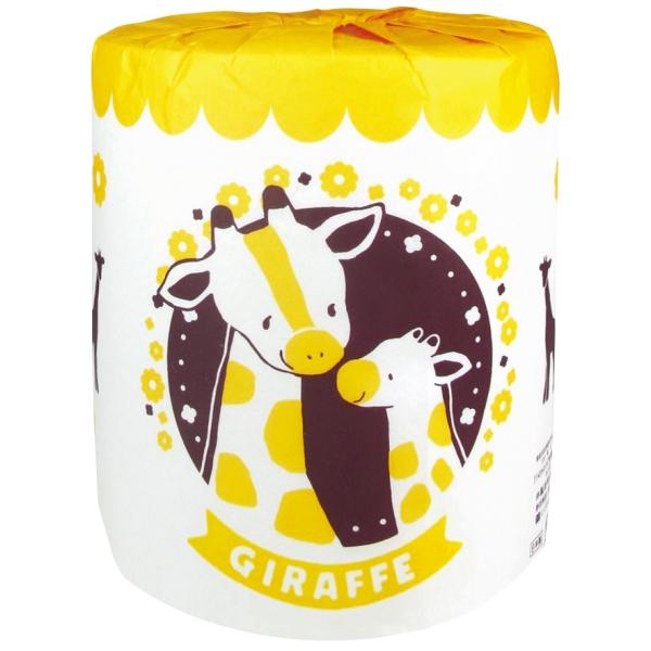 アニマルシリーズ1ロール キリン　/おもしろ/動物/トイレットペーパー/トイレットロール/景品/粗品/販促品　★ロット割れ不可　100個単位でご注文願います