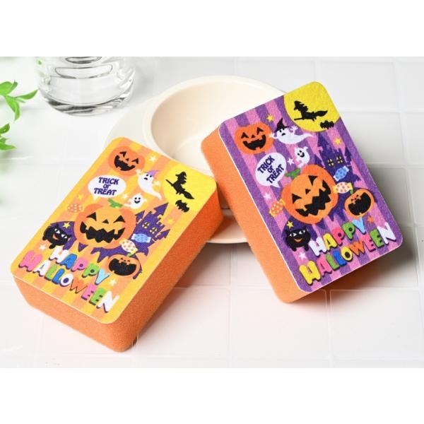ハロウィン キッチンスポンジ1コ入　/おばけ/かぼちゃ/パーティ　★120個セット