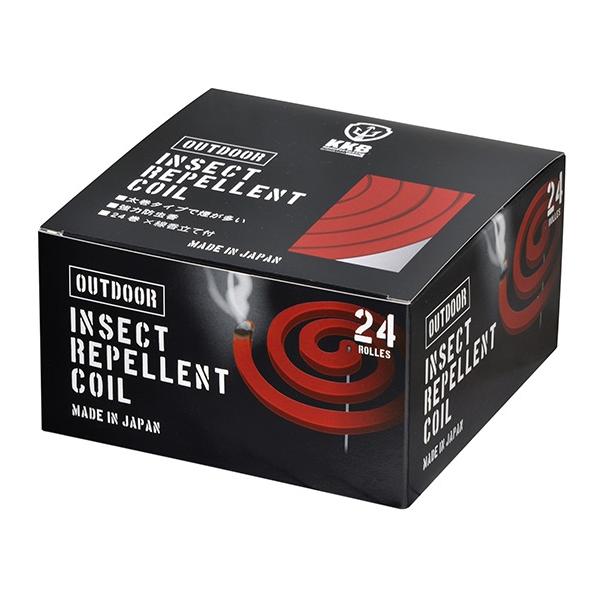 アウトドア厚太巻防虫香24巻　/蚊取り/携帯用/防虫/虫よけ/虫除け　★ロット割れ不可　20個単位でご注文願います