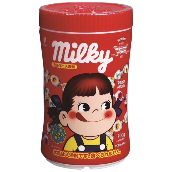 入浴剤 ミルキー ペコちゃん ボトル700g　/キャラ/入浴/入浴剤/入浴料/バス/風呂/湯/リラックス　★ロット割れ不可　15個単位でご注文願います