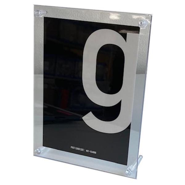 フォトフレーム 透明タイプ ポストカードサイズ ☆ロット割れ