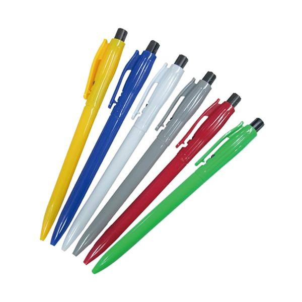 ノック式シンプルボールペン /事務用品/ステーショナリー/文具/筆記具