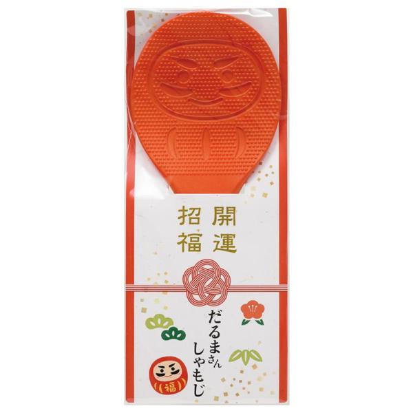 開運招福 だるまさんしゃもじ　/祝/運/干支/縁起/開運/新春/新年/来福/景品/粗品/プチギフト　★ロット割れ不可　300個以上でご注文願います　