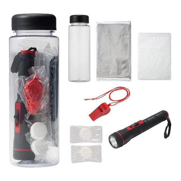 スリムな防災ボトル お役立ち6点セット ☆ロット割れ不可 30個以上でご